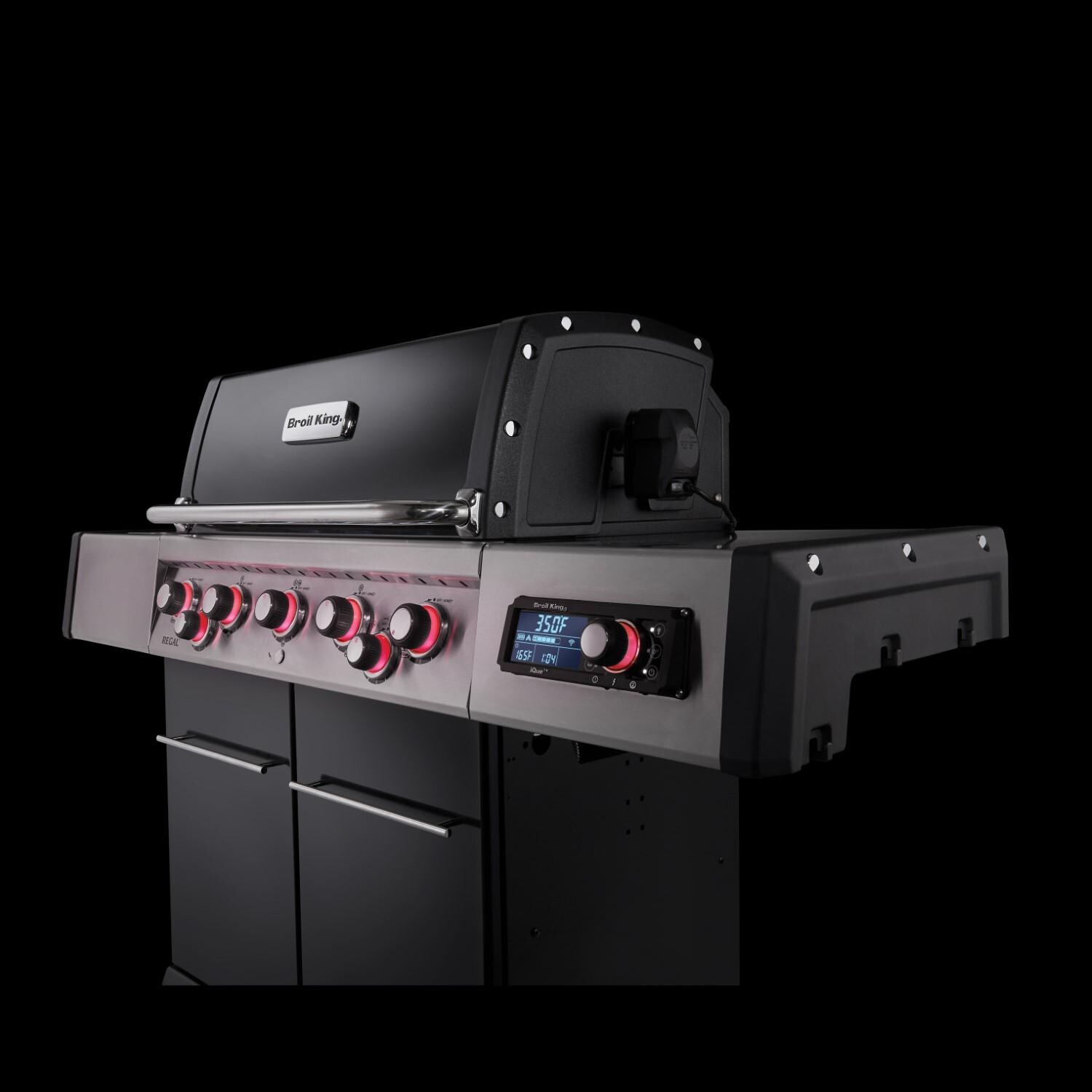 Broil King 698887 Imperial QS 590I Natural Gas Grill - Glamour Red Knobs - Detail thumbnail