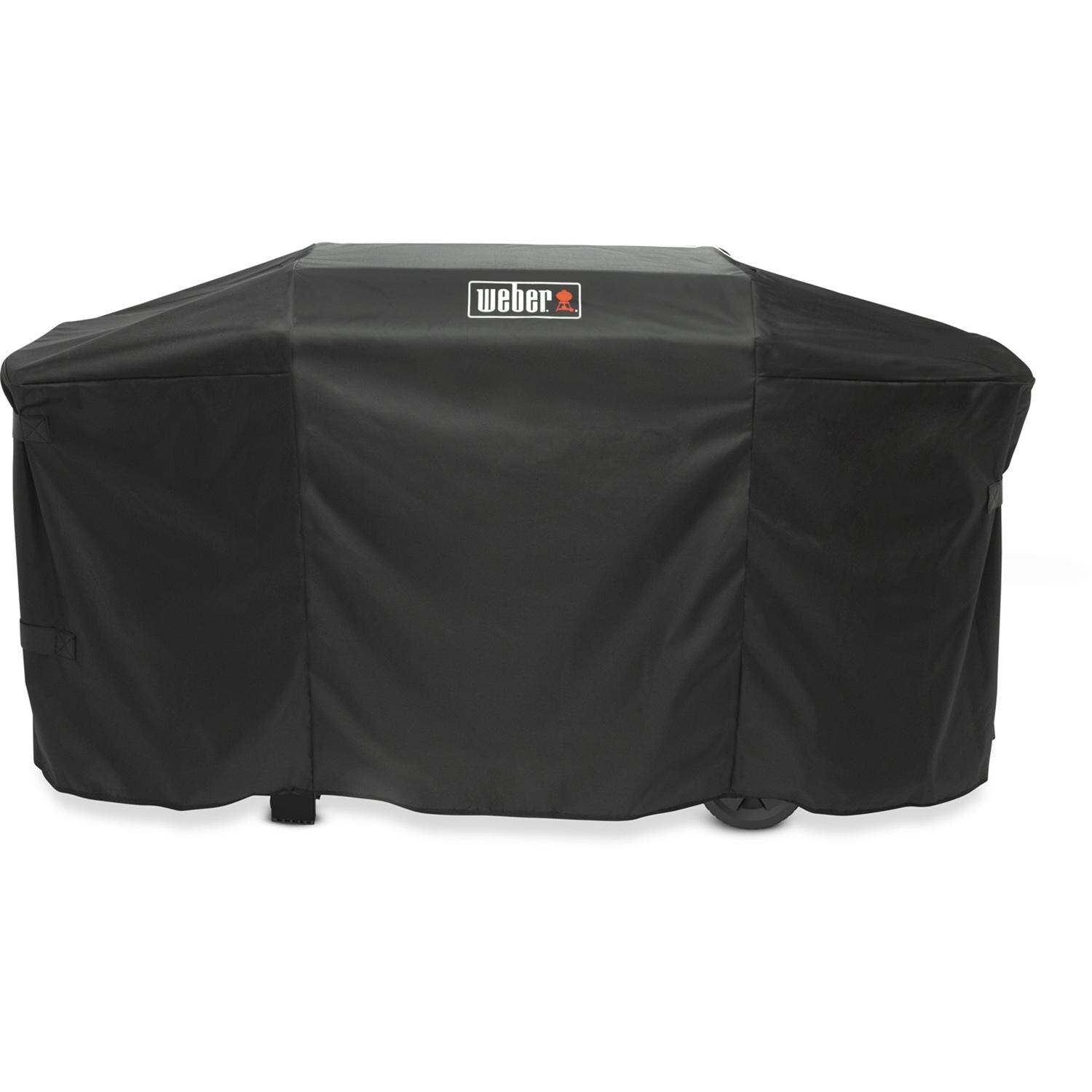 Weber 3401060 Polyester Premium Grill Cover for Slate 28-in Grill - Front - White Background thumbnail