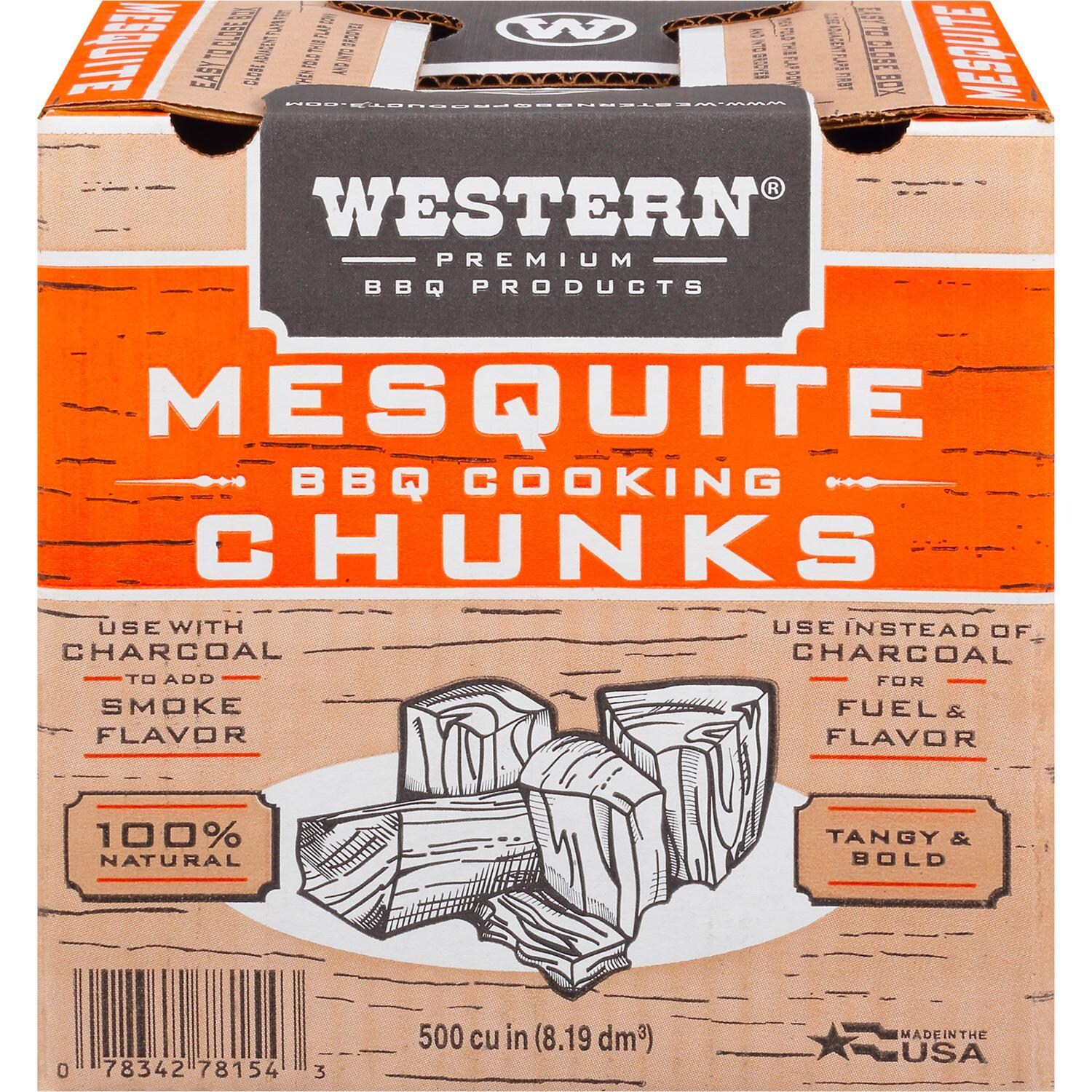 Western 500 Cu In Mesquite Chunks