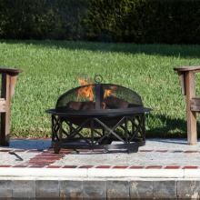 Fire Sense Portsmouth 30-Inch Wood-Burning Fire Pit - 60904 image