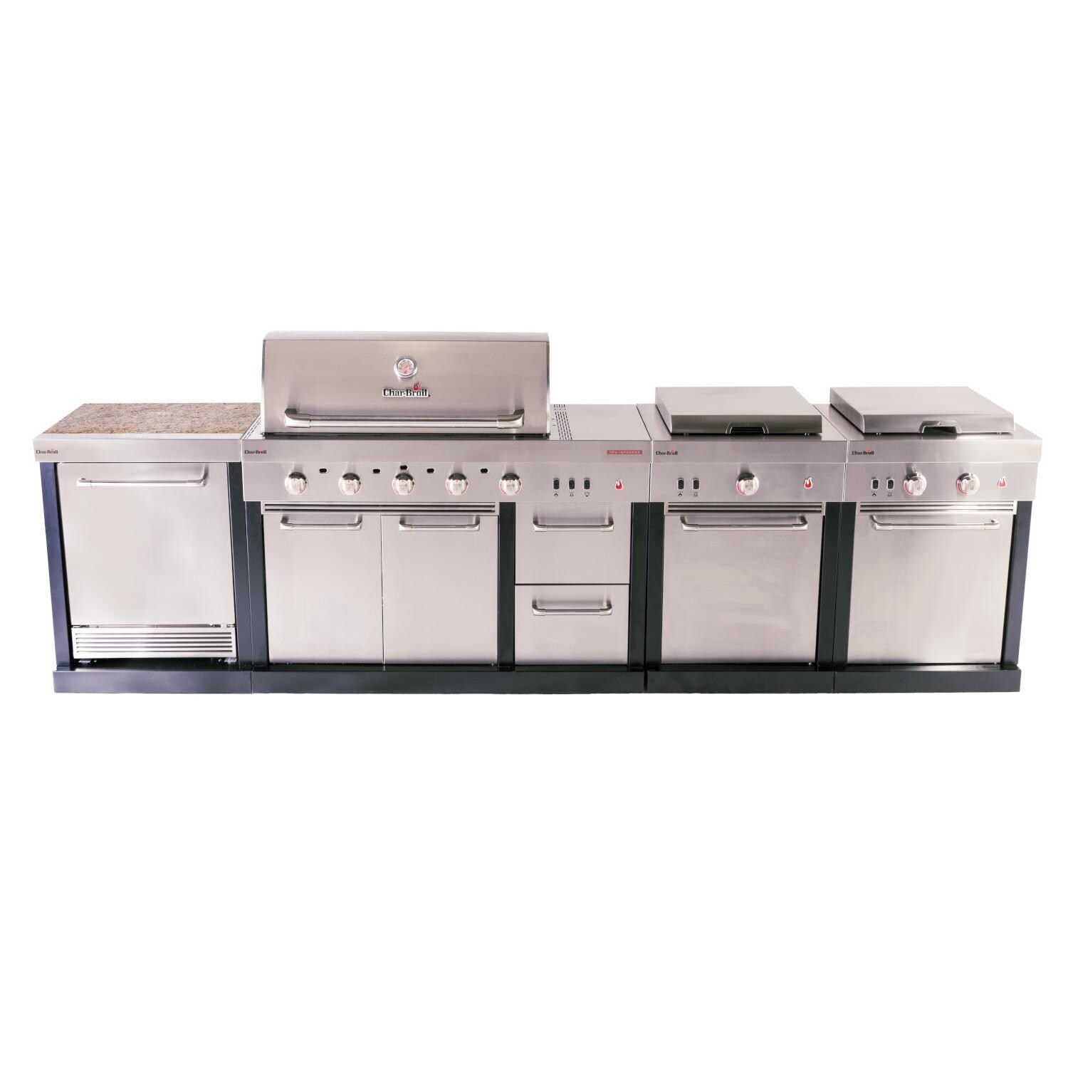 Charbroil Medallion Series 4-Piece Modular Outdoor Kitchen 5-Burner Island thumbnail