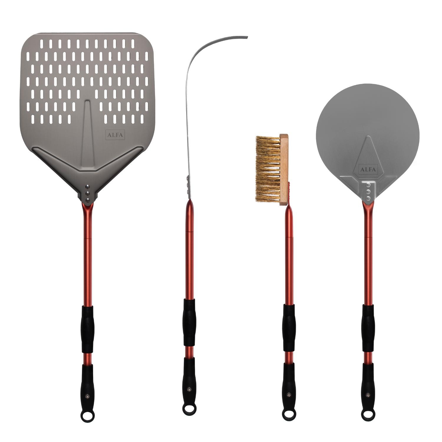 Alfa AC-4PSET24RD 24-Inch 4-Piece Pizza Peel Set thumbnail