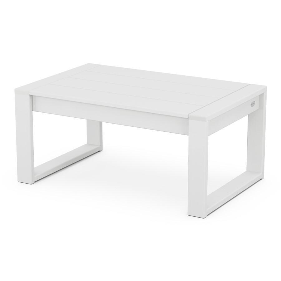 POLYWOOD EDGE Coffee Table in White thumbnail