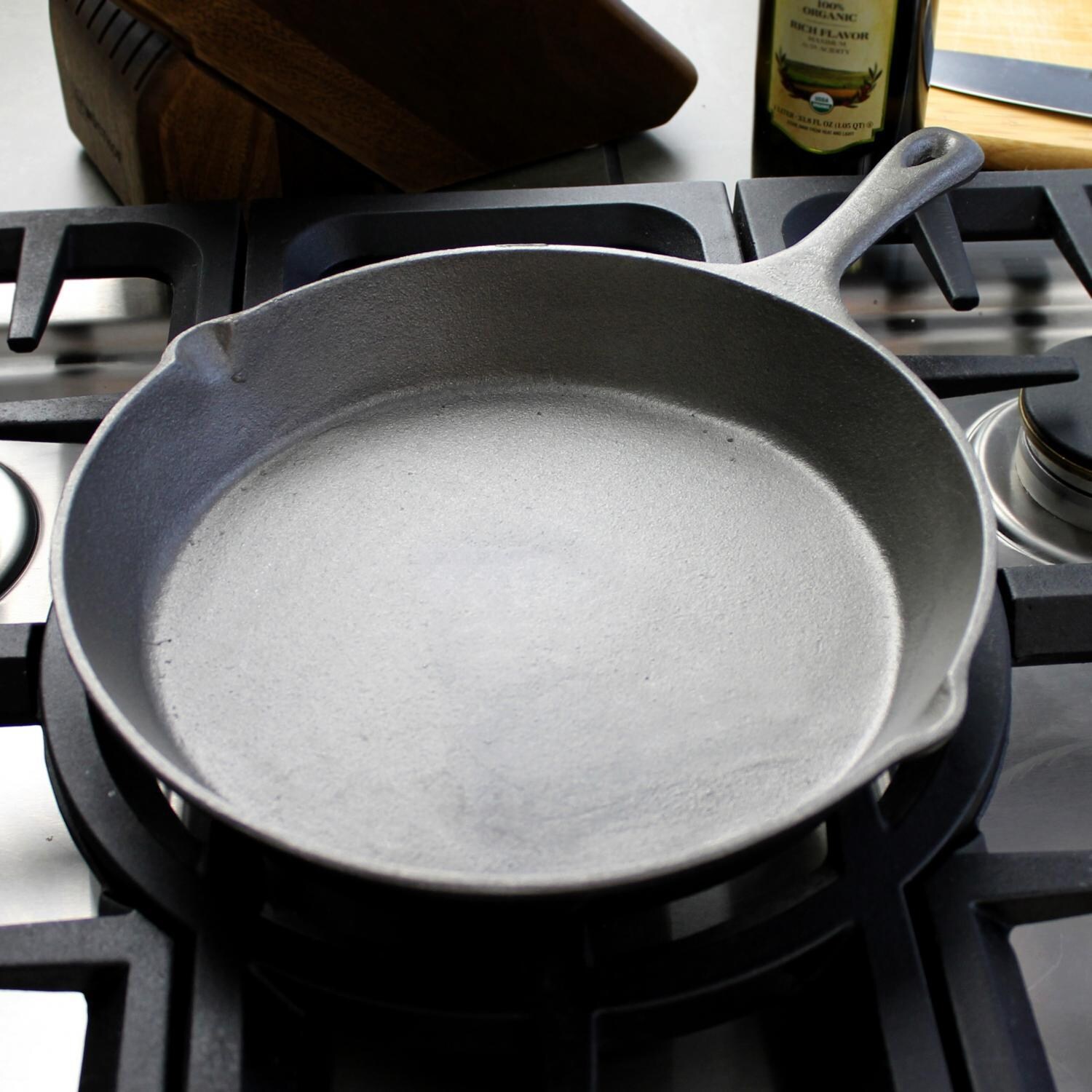 Cajun Cookware 12-Inch Unseasoned Cast Iron Skillet - Lifestyle View thumbnail