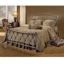 Hillsdale Silverton Brushed Silver Metal Bed Set Without Frame - Queen - 1298-500 image