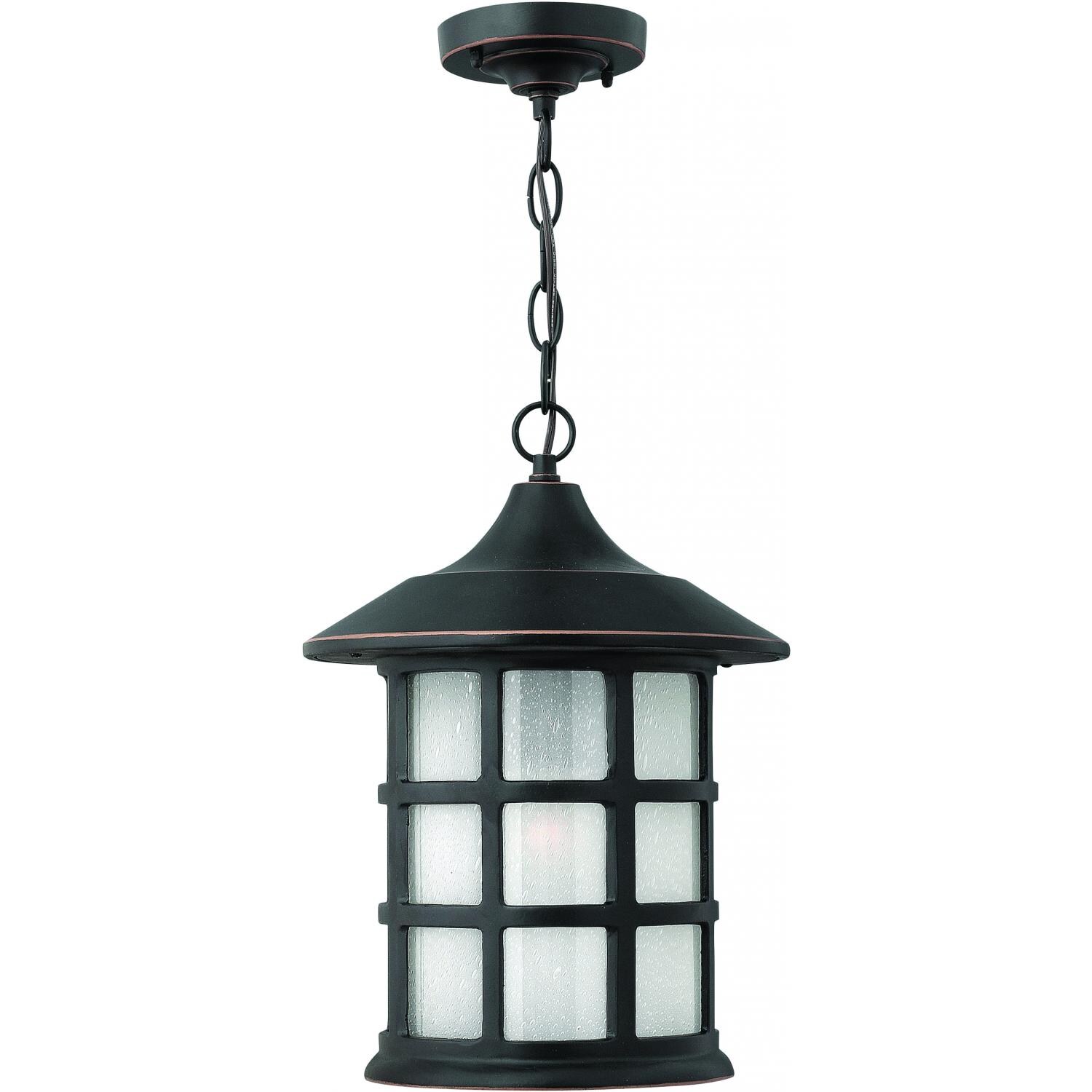 Hinkley Lighting Freeport One Light 14-Inch LED Outdoor Hanging Lantern - Olde Penny - 1802OP-LED