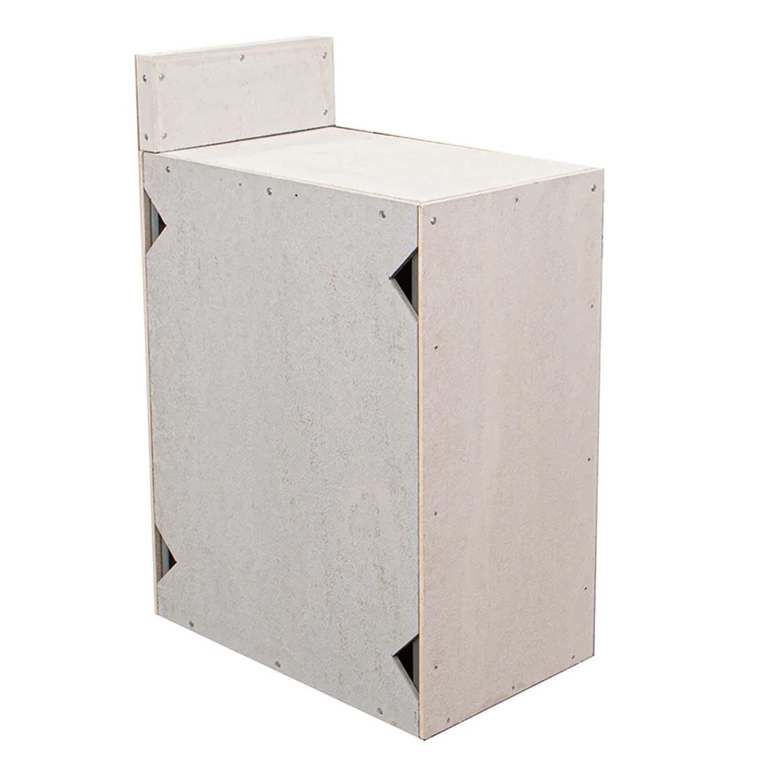 Universal 18 Inch Outdoor Kitchen Appliance Cabinet And Universal 18 Inch Ready To Finish Backsplash