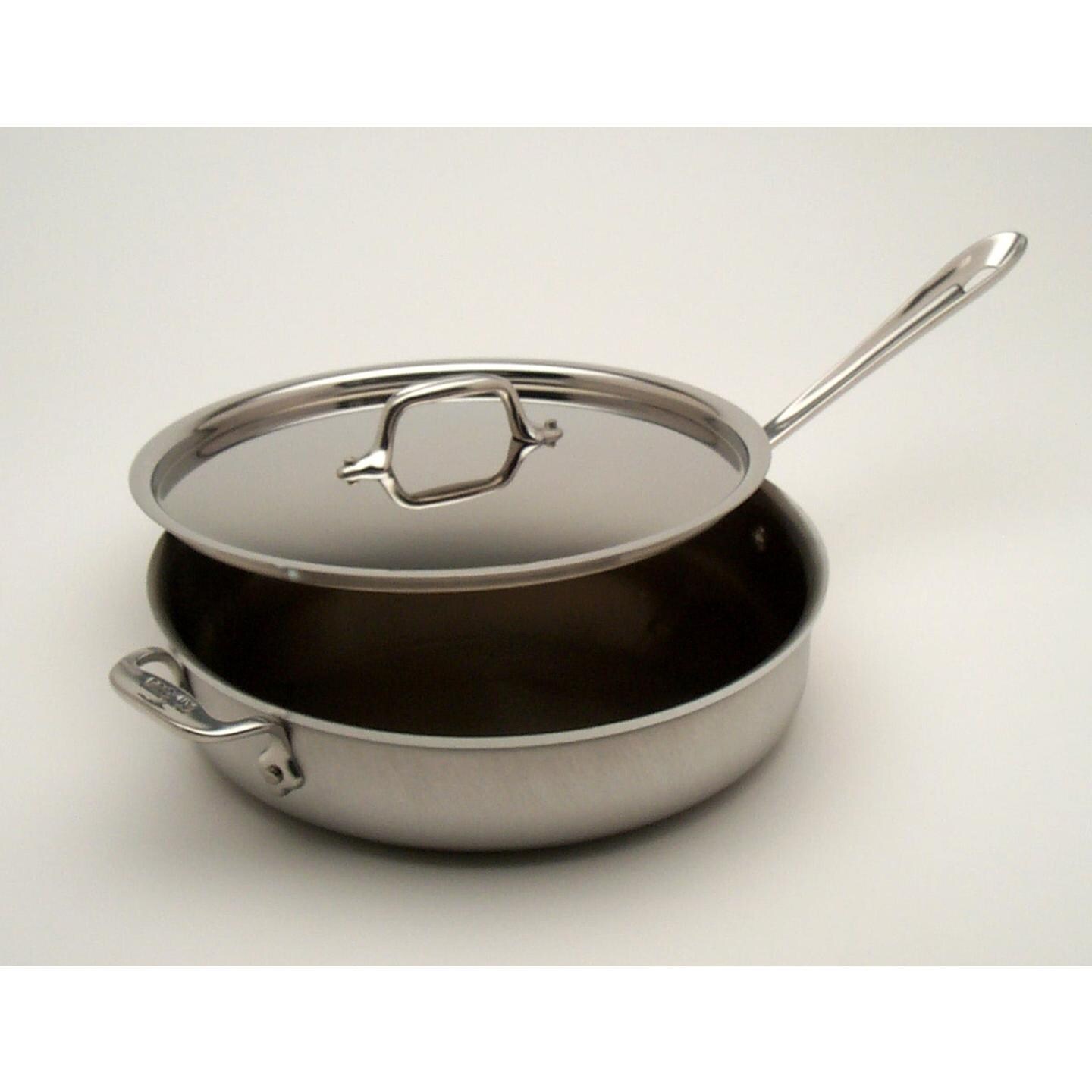All-Clad MC2 Stainless 3-Quart Saute Pan With Lid