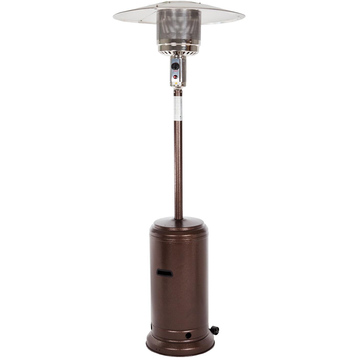 Fire Sense Standard Series 44,000 BTU Propane Gas 87-Inch Freestanding Patio Heater - Hammered Bronze - 61283 thumbnail