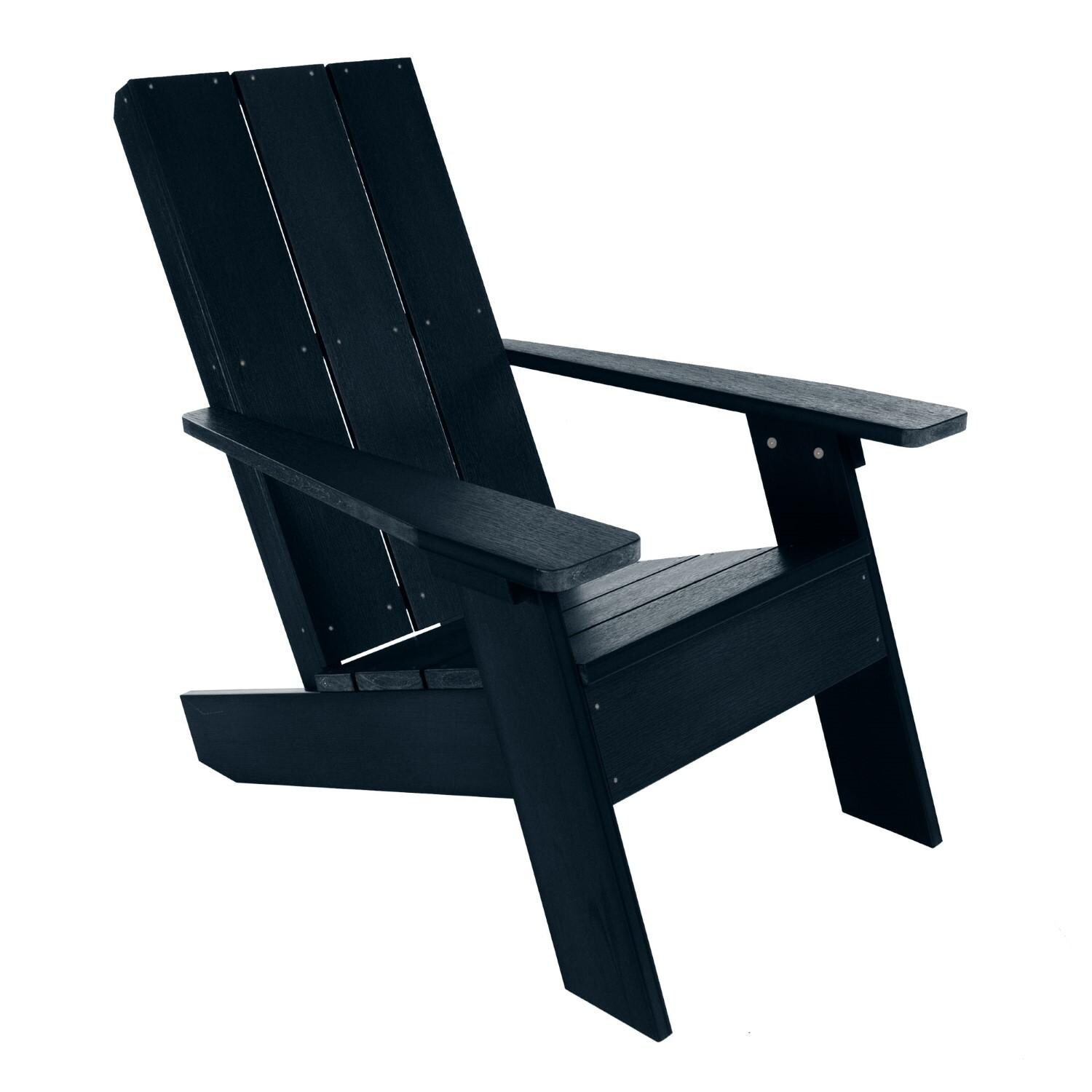Lakeview Classical Cove Modern Adirondack Chair - Federal Blue - On White thumbnail