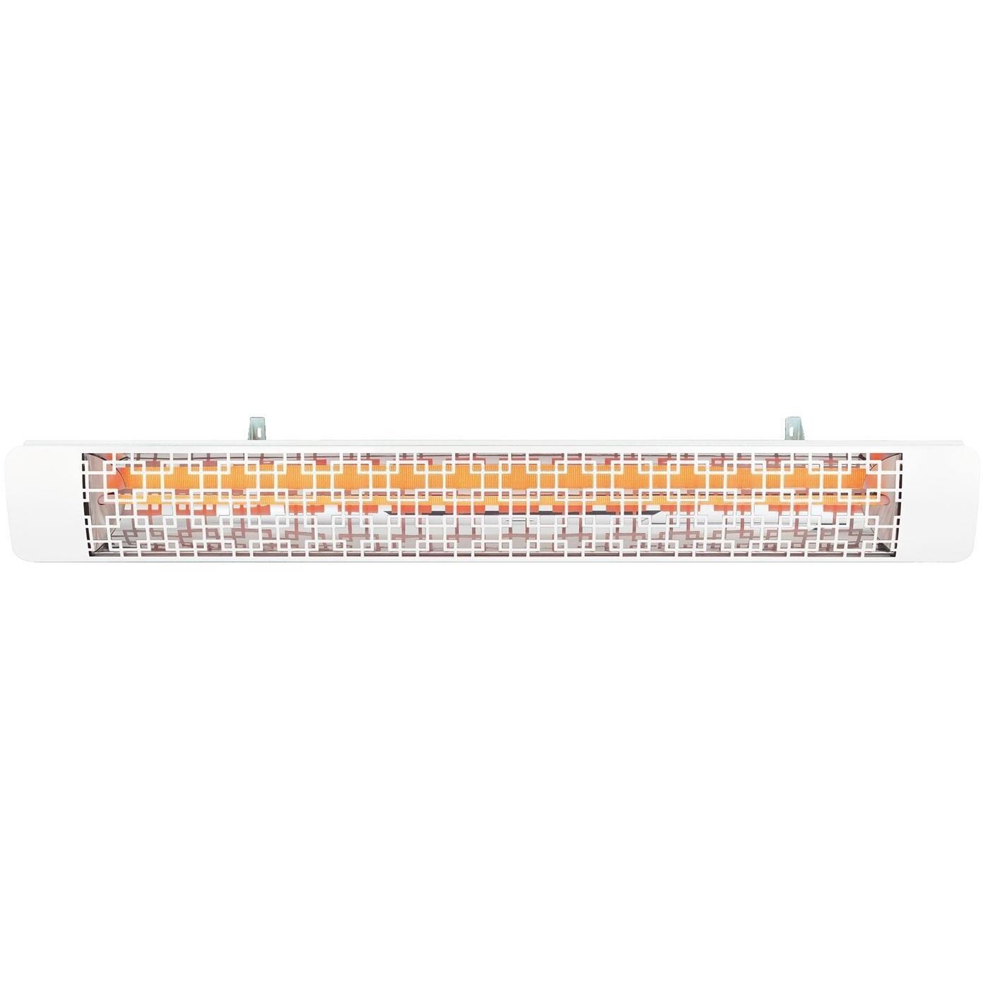 Eurofase EF30277W5 Brix Series 61 Inch 3000 Watt Single Element Marine Grade 277V Electric Patio Heater in White - On - White Background thumbnail