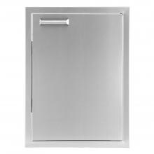 BBQGuys.com Sonoma Series 17-Inch Stainless Steel Right-Hinged Single Access Door - Vertical