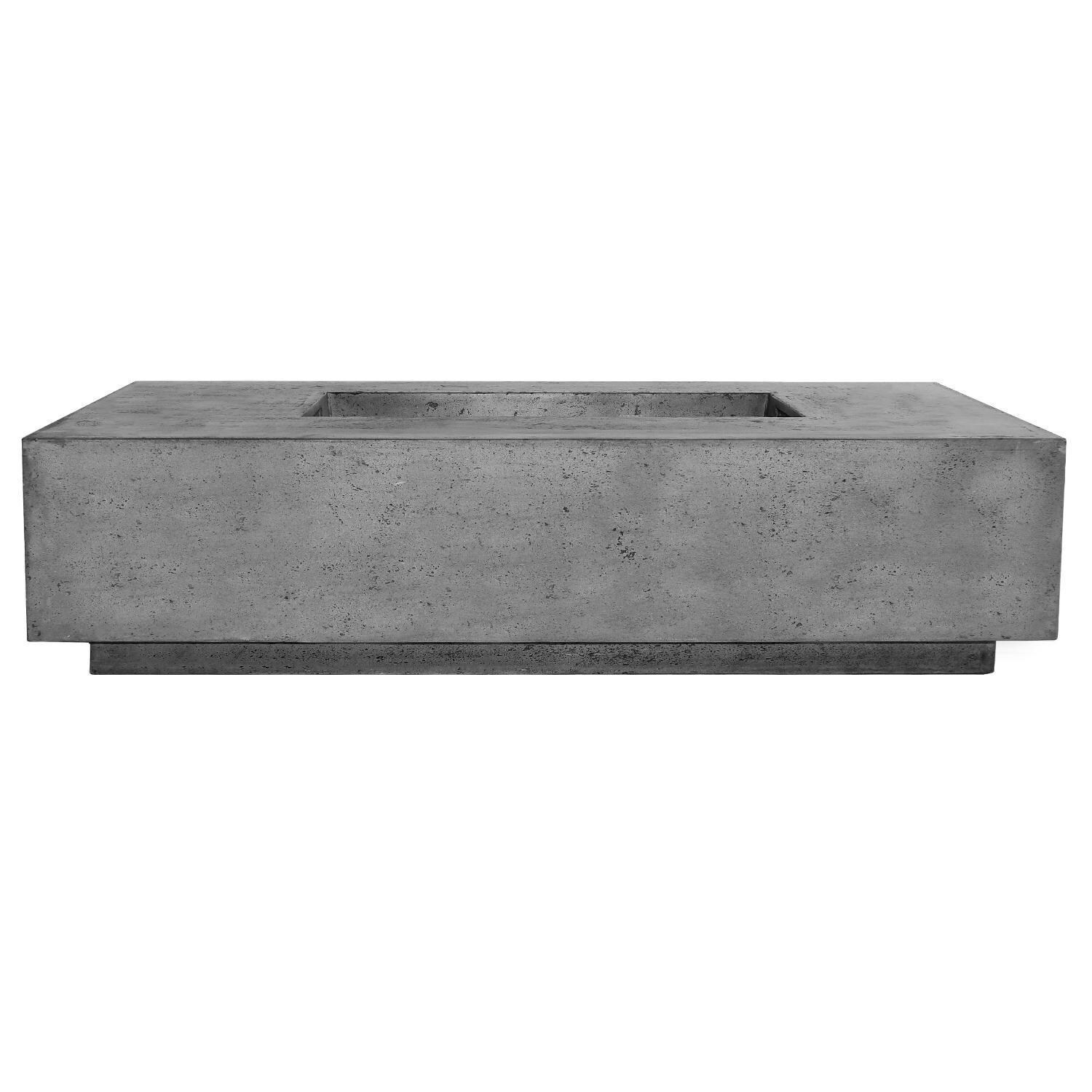 Prism Hardscapes SCPH-408-4NG Tavola 4 66-Inch Natural Gas Rectangle Fire Pit Table - Front View thumbnail