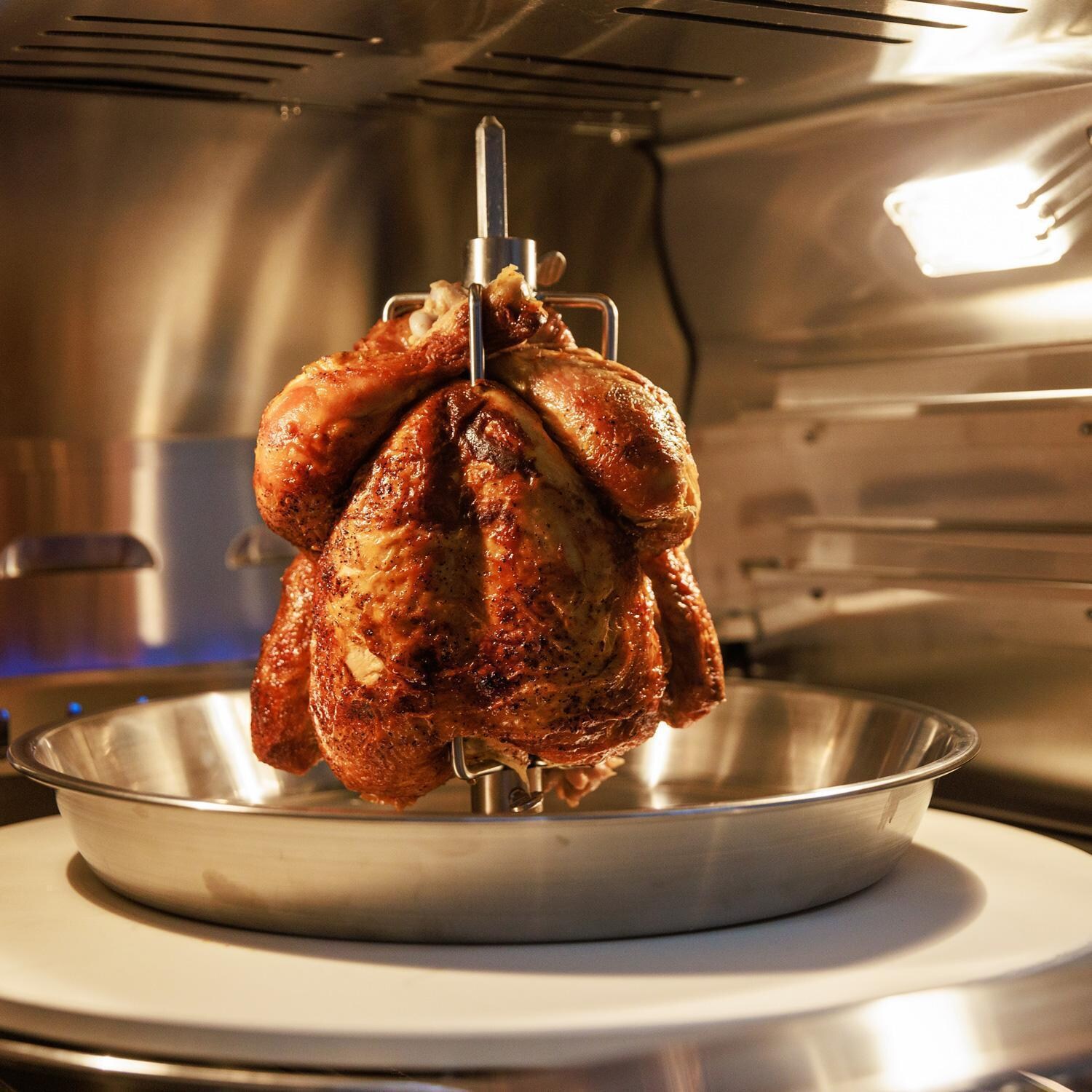 Blaze BLZ-26-PZOVN-LP 26-Inch Built-In Propane Outdoor Oven W/ Rotisserie - Interior Close-Up - Detail