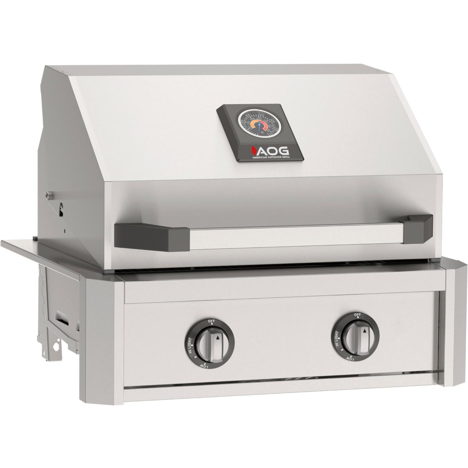 American Outdoor Grill AOG24TN 24-in T-Series Built-In Natural Gas Grill - Grill - White Background thumbnail