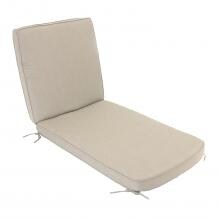 Providence EVN501 Chaise Lounge With Arms Cushion By BBQGuys - Sunbrella Spectrum Dove image