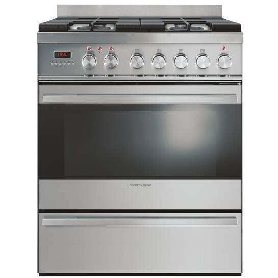 Fisher Paykel 30-Inch 4-Burner Dual Fuel Range - OR30SDPWGX1 thumbnail
