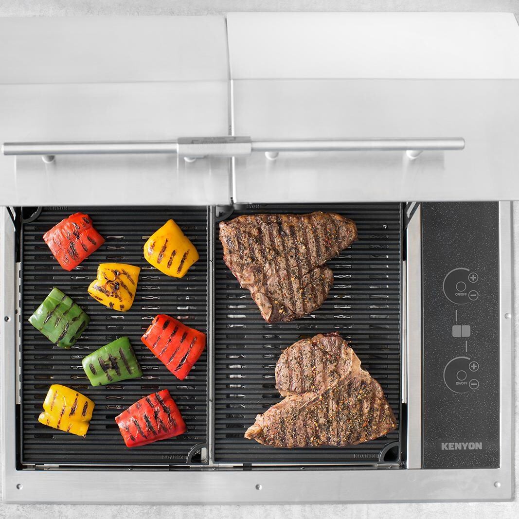 Kenyon B70405WH 240V All Seasons Texan Built-In Electric Grill - Grilling thumbnail