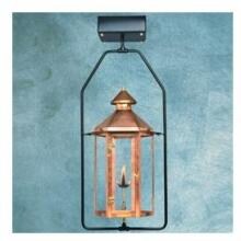 Legendary Lighting Neptune 2 Copper Propane Gas Light With Yoke Bracket And Electronic Ignition image