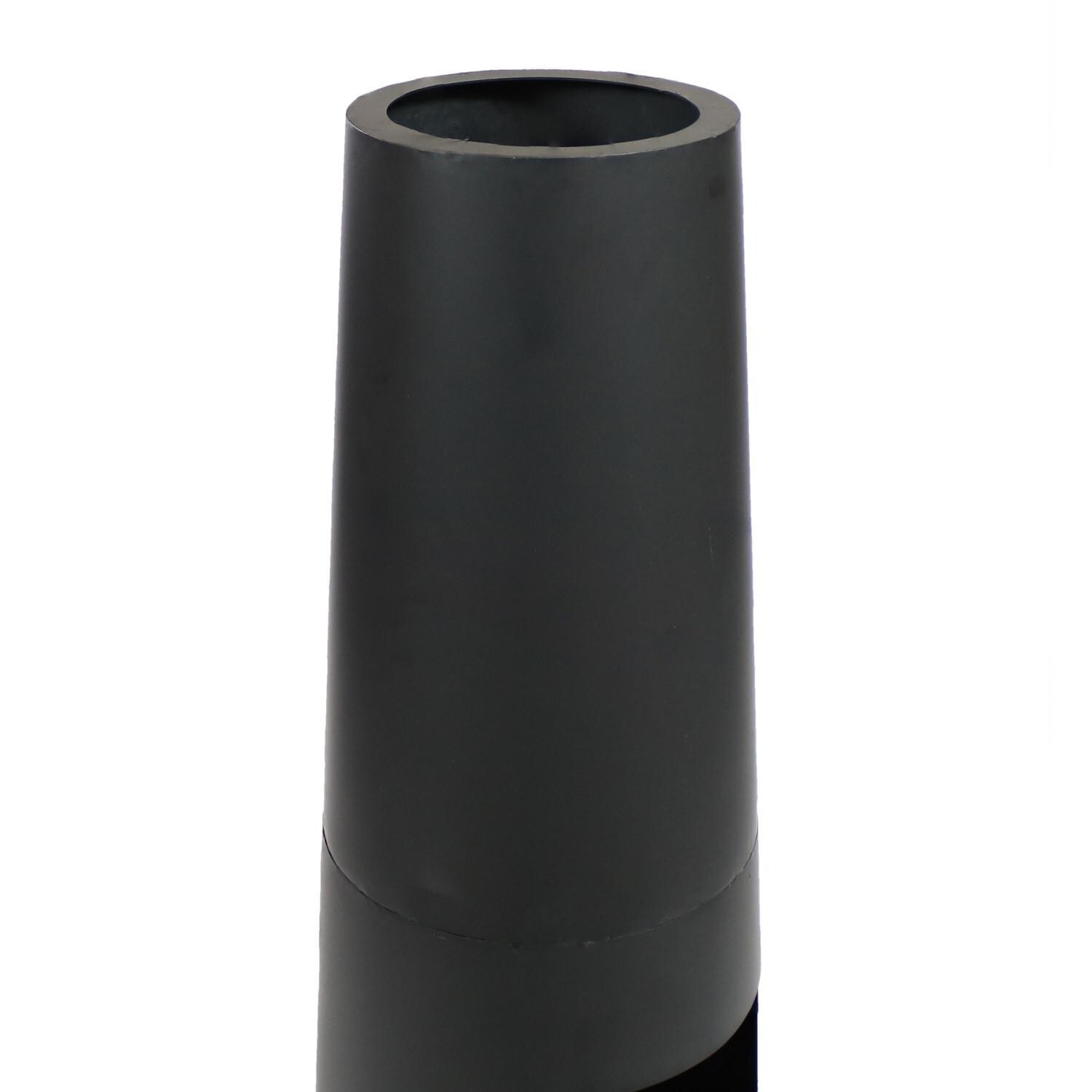 Ultimate Patio 49-Inch Steel Wood Burning Chiminea w/ Built-In Log Storage - Flue thumbnail