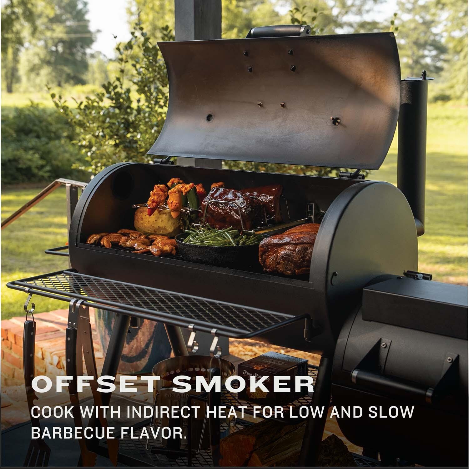 Oklahoma Joe's 24203003 Highland Offset Reverse Flow Smoker/Grill - Lifestyle thumbnail
