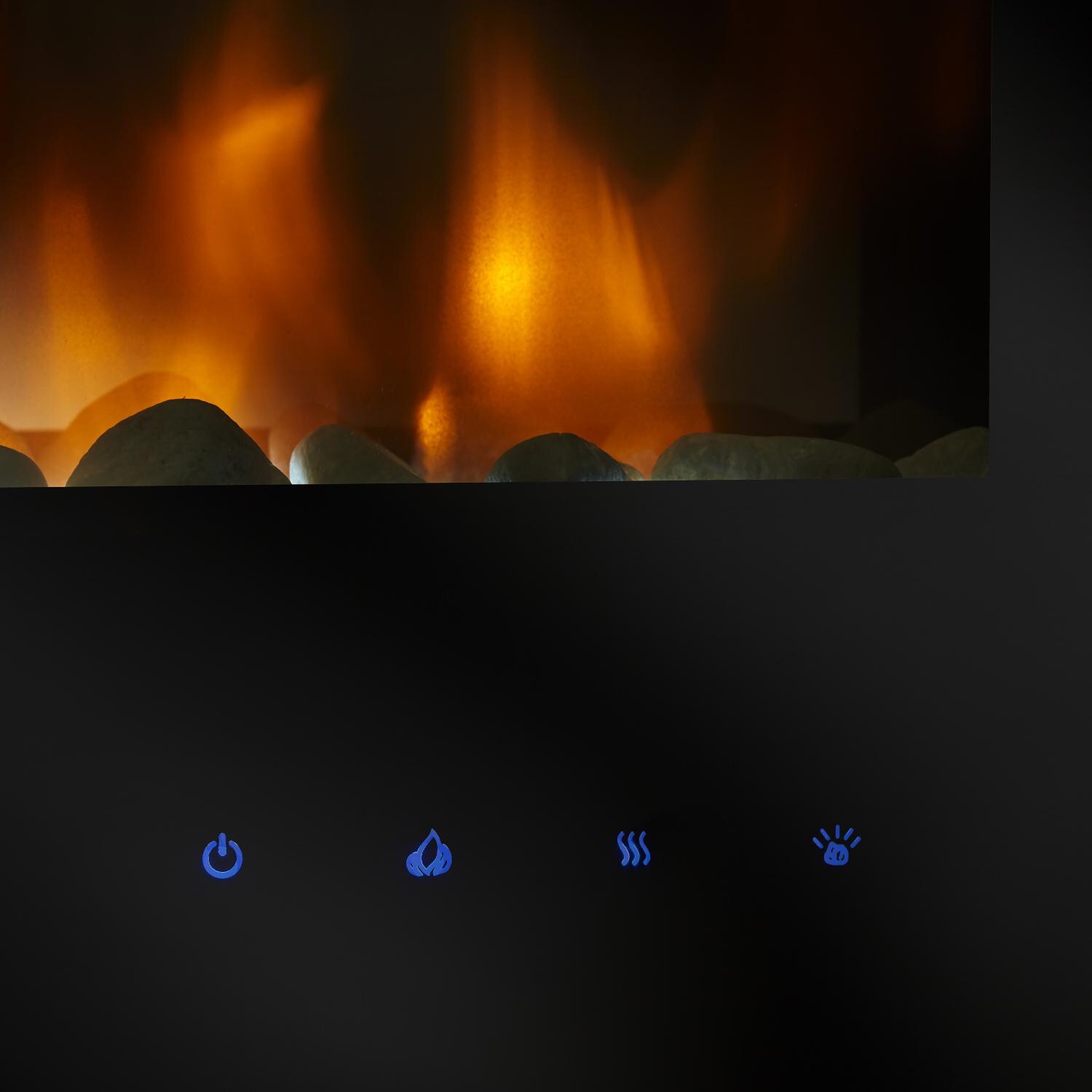 SimpliFire Allusion 48-Inch Wall Mount Electric Fireplace - Controls thumbnail