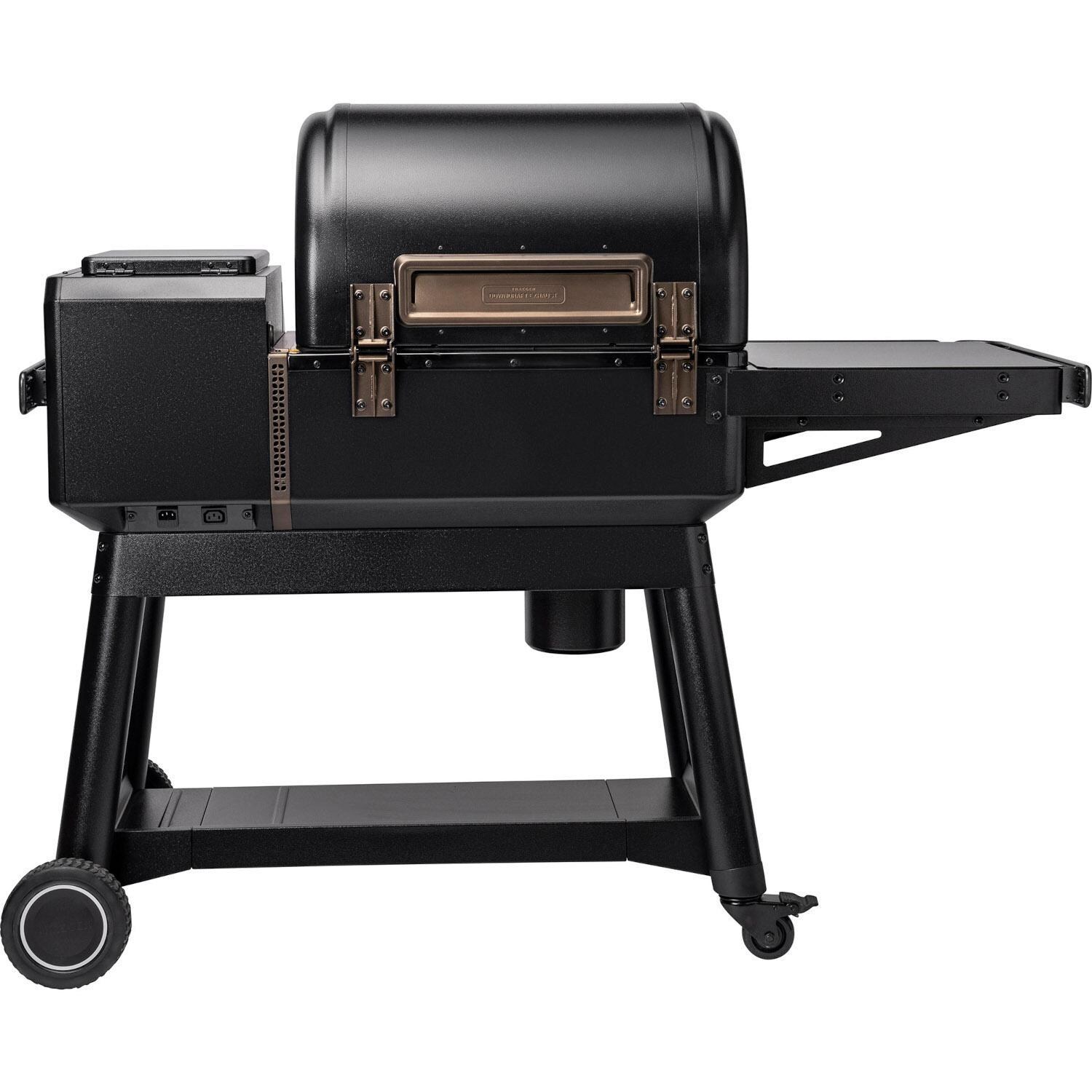 Traeger TFB61RLG Ironwood Wood Pellet Grill W/ Pop-And-Lock Accessory Rail - Back of Grill thumbnail