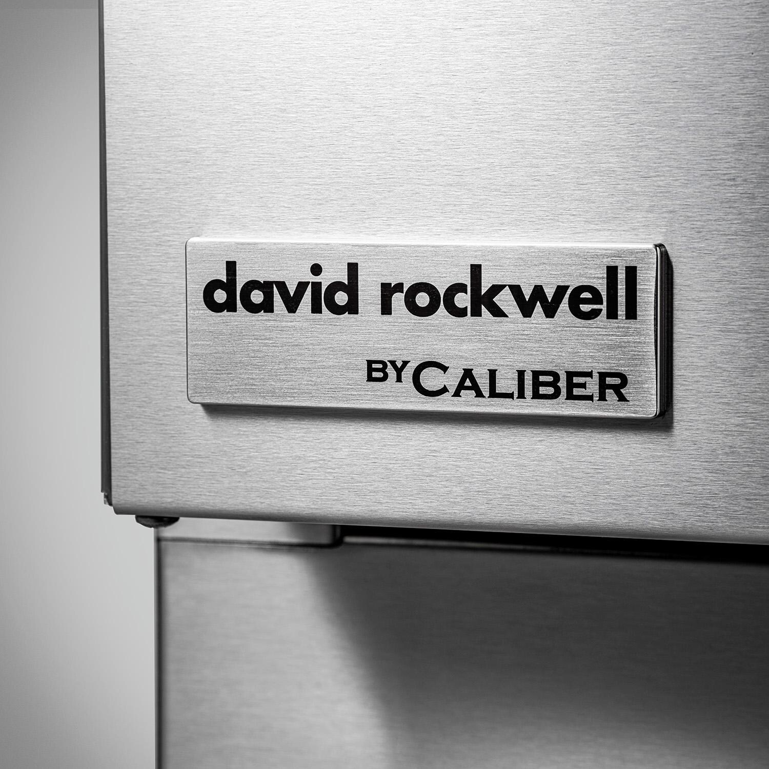 Caliber CRG-48BN00-A-H05 48-in Natural Gas Built-In Rockwell Grill - Pewter Hardware - Nameplate - Detail thumbnail