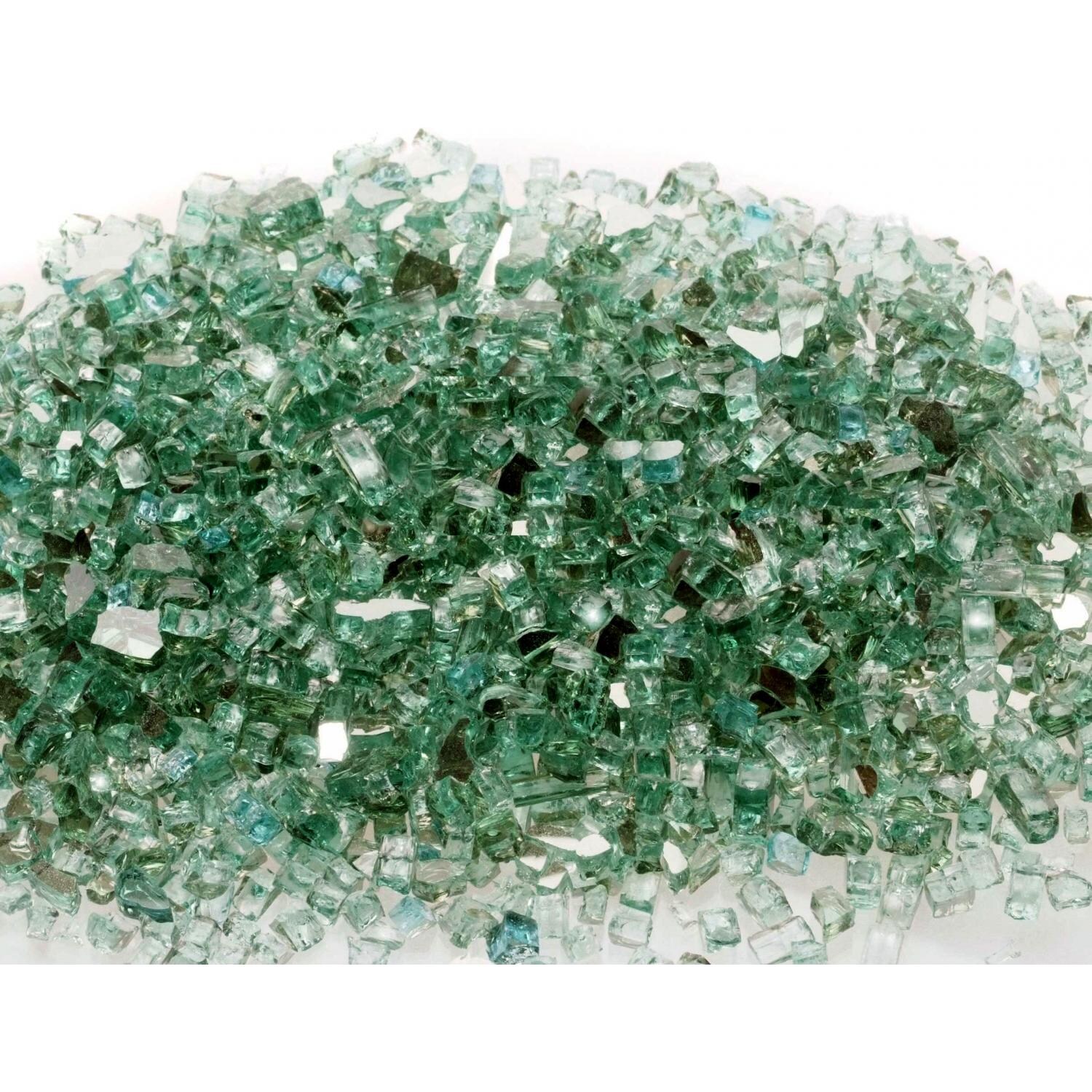 Peterson Real Fyre Emerald Reflective Fire Glass - 10 Lbs
