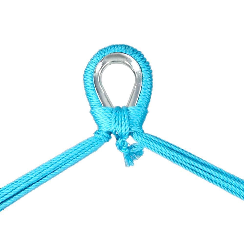 Ultimate Patio Extra Large Hanging Caribbean Hammock Chair - Sky Blue - Hook thumbnail