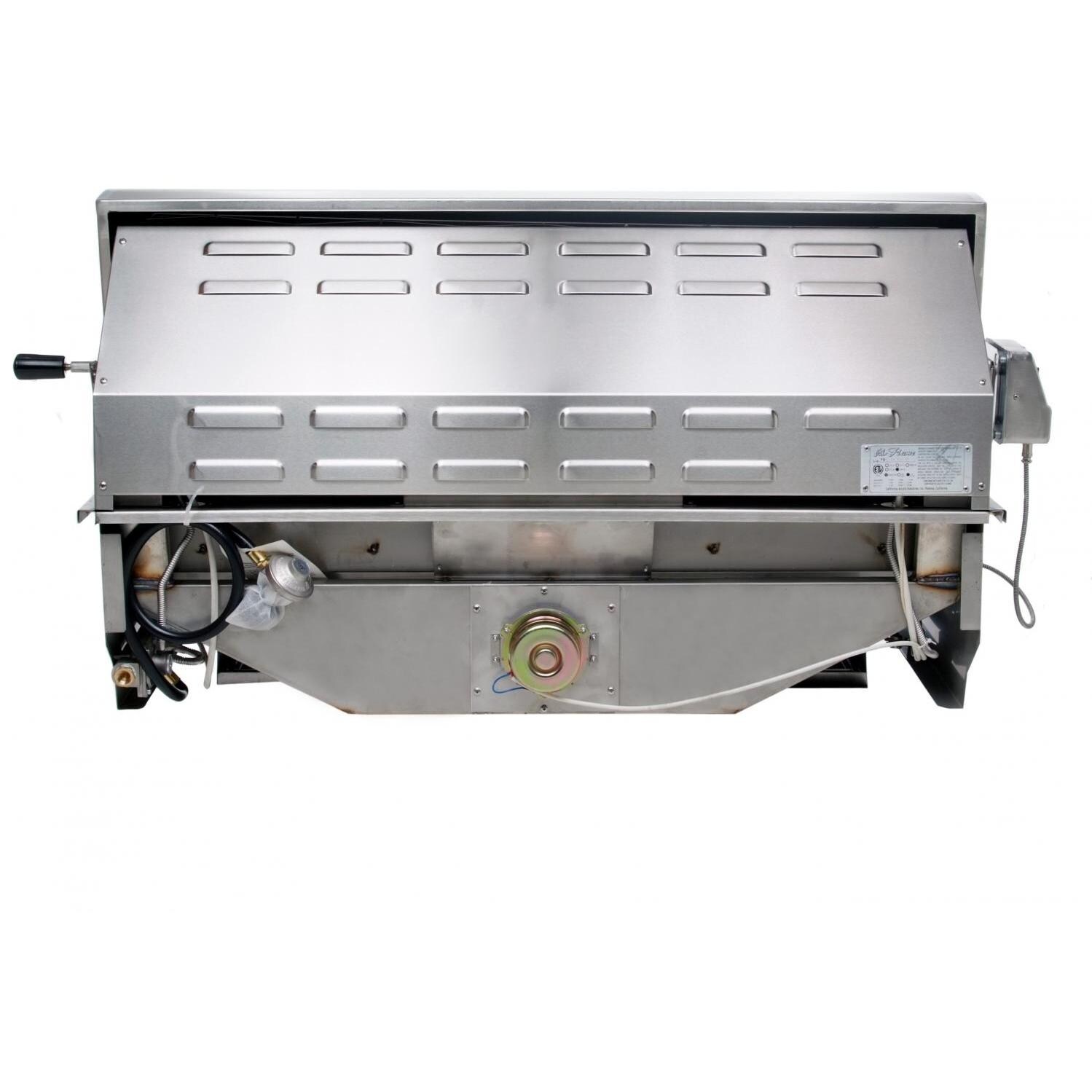 Cal Flame Gas Grills 40 Inch 5 Burner Convection Gas Grill - Back View thumbnail