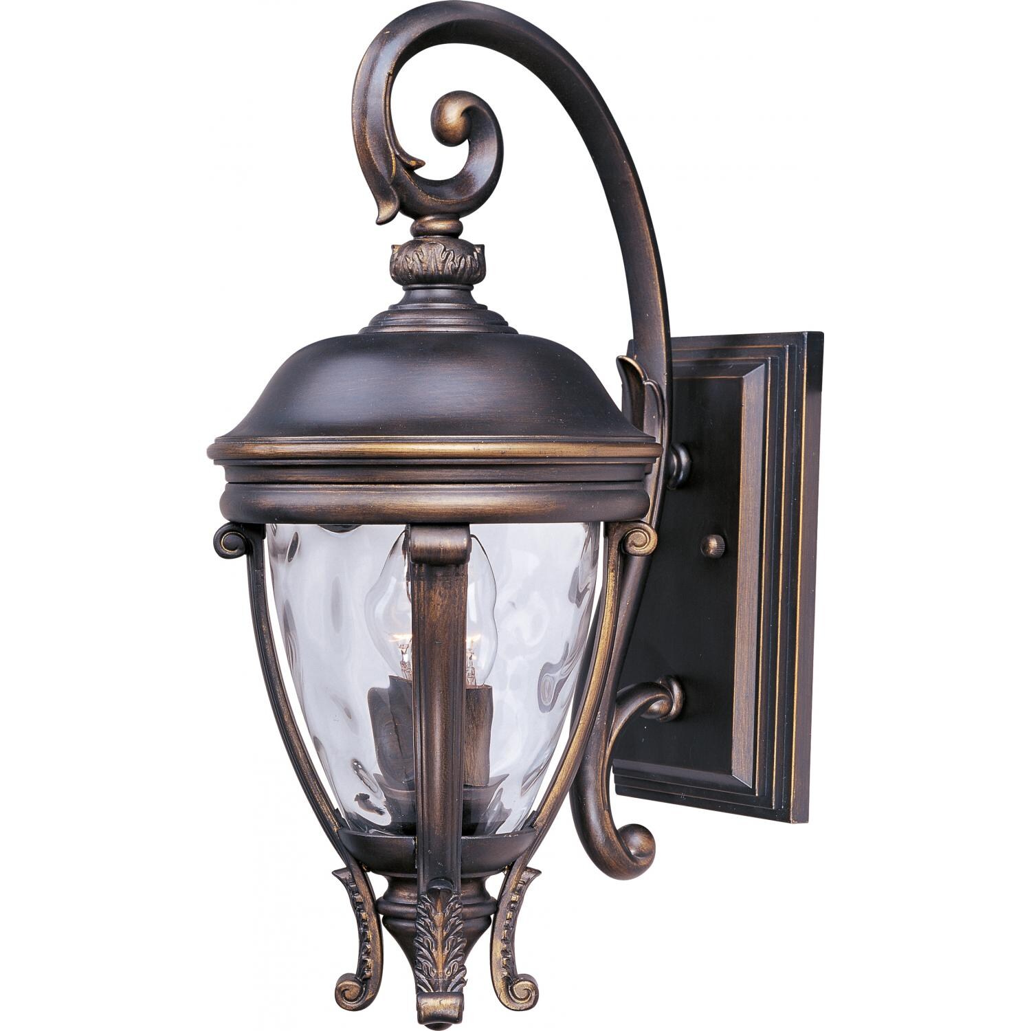 Maxim Camden VX Two Light 19-Inch Outdoor Wall Light - Golden Bronze - 41424WGGO