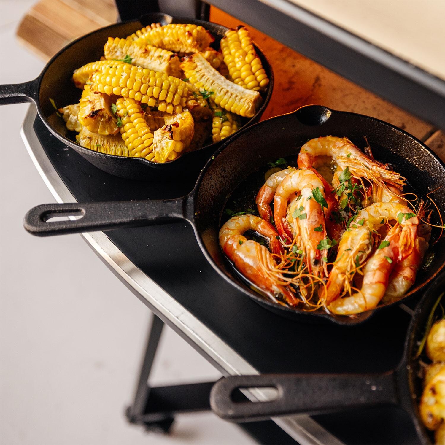 Gozney AM1995 Dome Gen 2 Mantel - Black - Attached to Oven - Lifestyle thumbnail