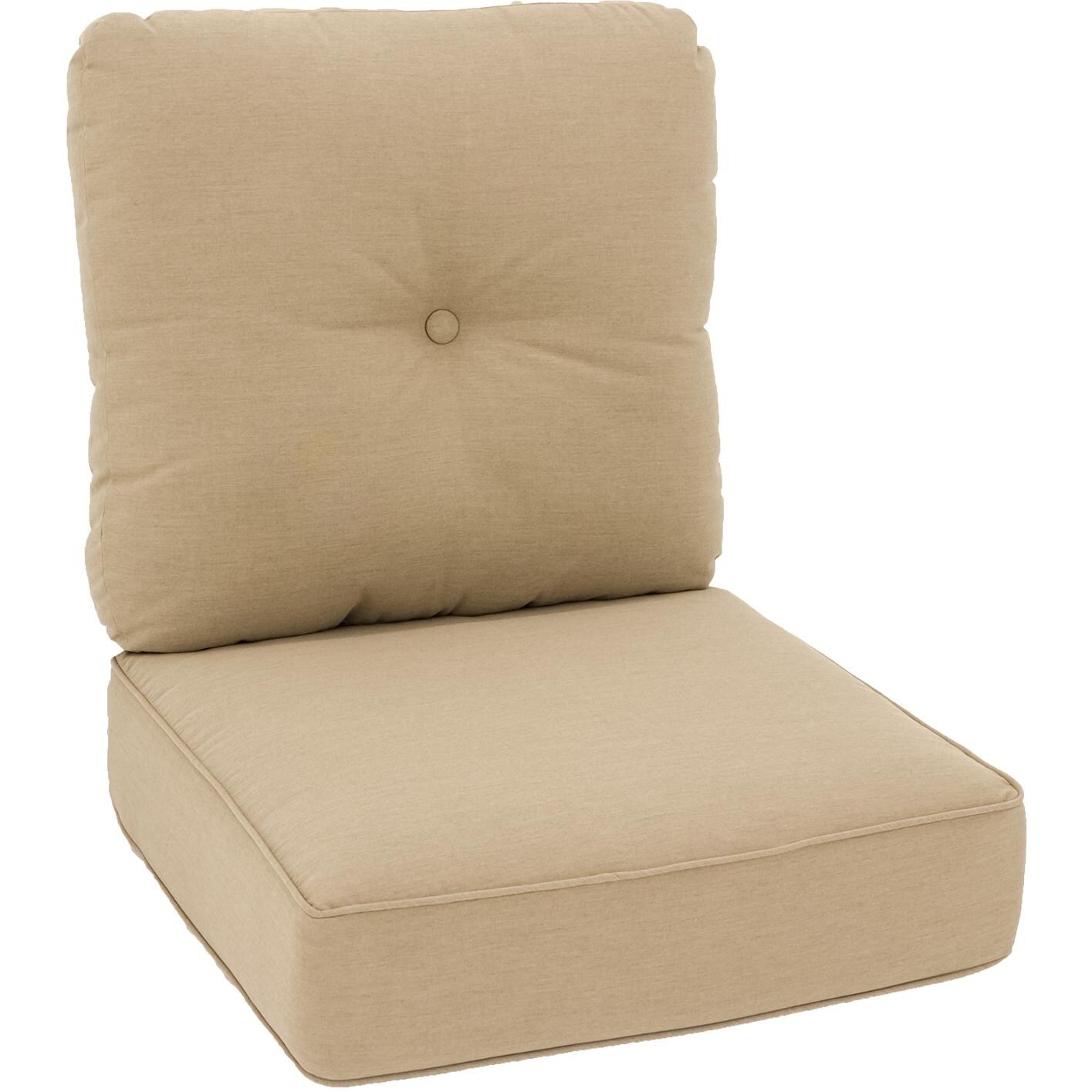 Sunbrella Canvas Antique Beige Medium Outdoor Replacement Club Chair