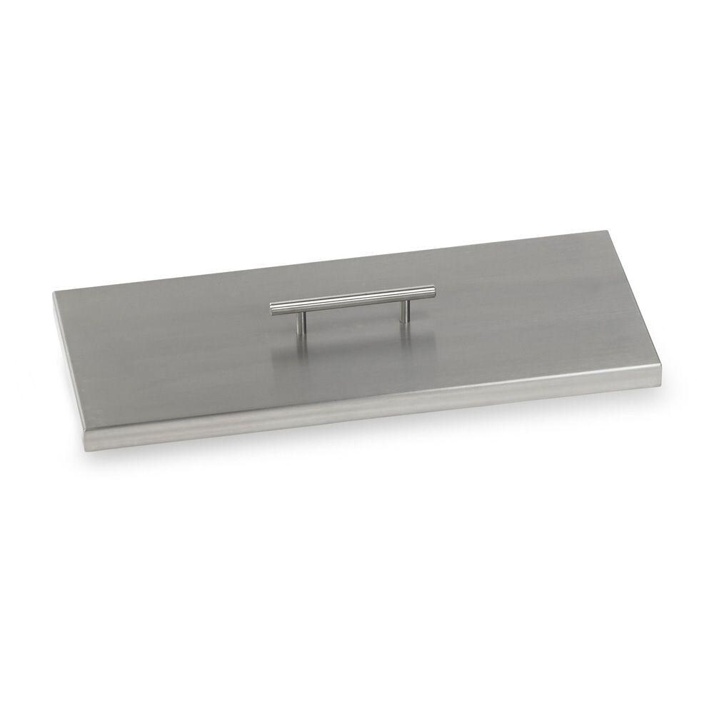 BBQGuys Signature SS-CV-AFPP-18 21-Inch Rectangular Stainless Steel Drop-In Pan Cover thumbnail
