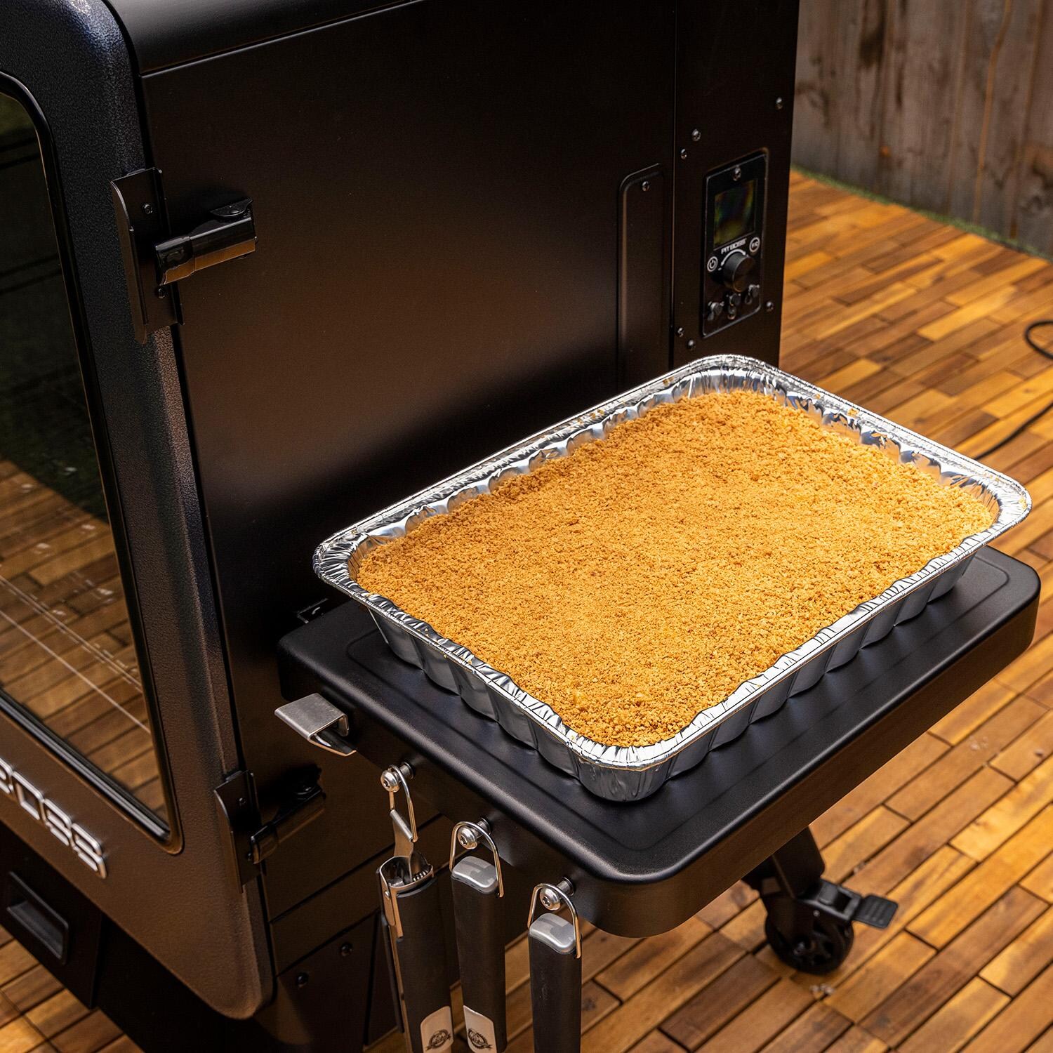 Pit Boss 11115 Navigator 6-Series Vertical Pellet Smoker - Side Shelf - Detail thumbnail