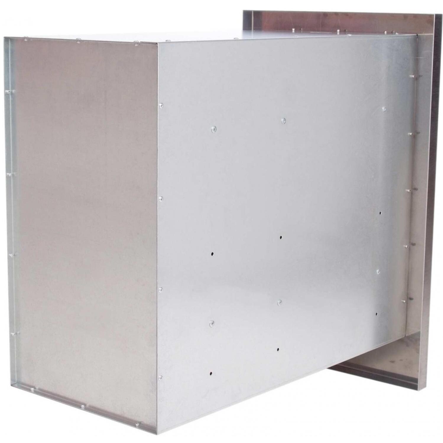 Cal Flame Stainless Steel 2 Drawer Storage - Rear View thumbnail