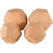 Peterson Real Fyre Decorative Geo Shapes Terracotta Domes Set - Set Of 4 image