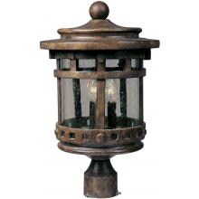 Maxim Santa Barbara DC Three Light 16-Inch Outdoor Post Light - Sienna - 3136CDSE image