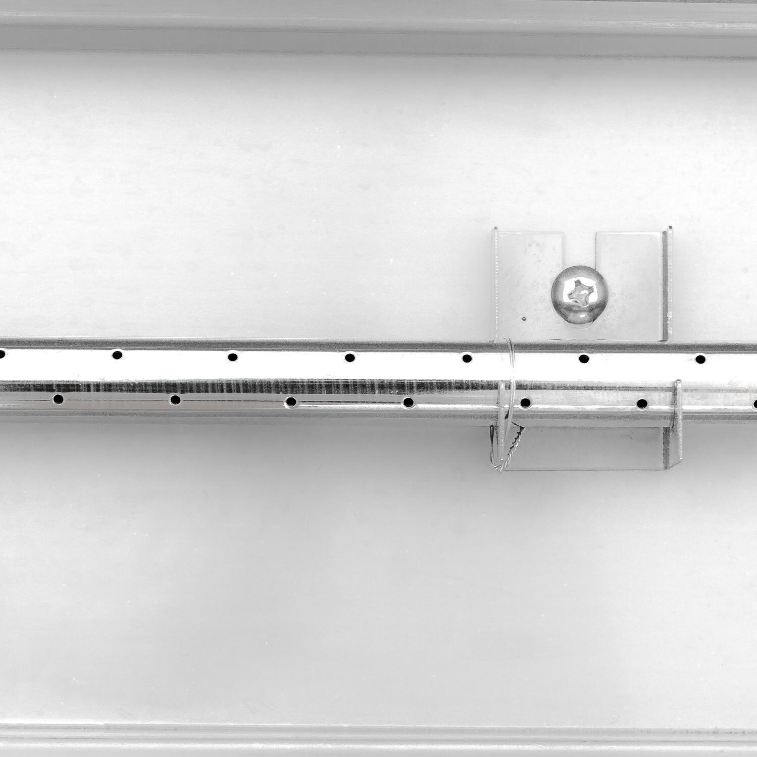 BBQGuys Signature Series Westfalen 24-Inch Table-Top Natural Gas Fire Pit - Stainless Steel - Burner Detail thumbnail