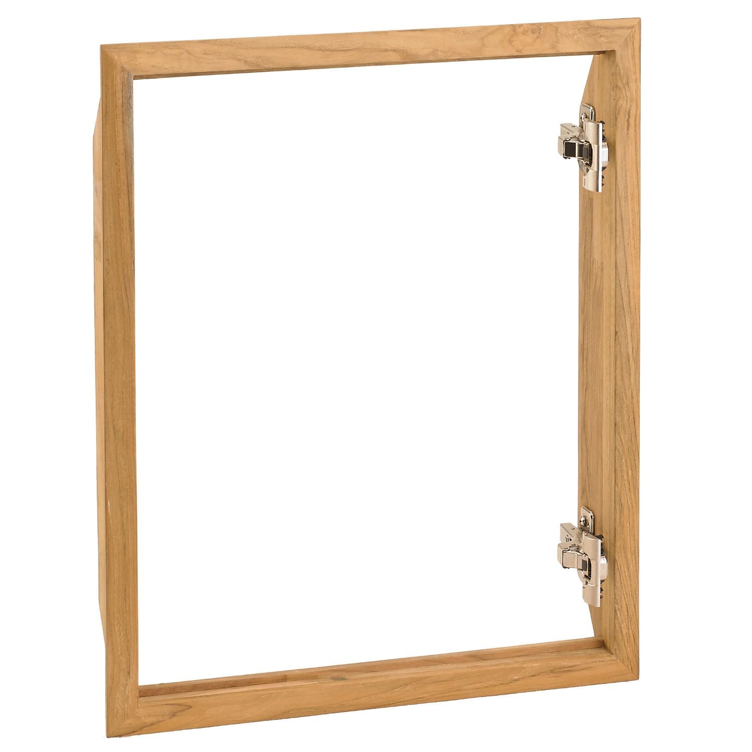 Pacific Teak CH-DO1-18 | 18-Inch Teak Wood Single Access Door Frame Only thumbnail