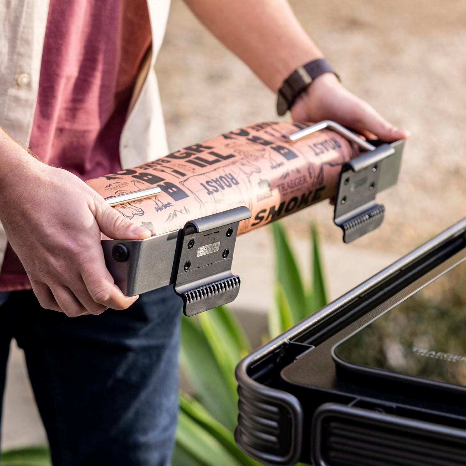Traeger BAC644 P.A.L. Pop-And-Lock Roll Rack - Attaching to Timberline P.A.L. Rail thumbnail