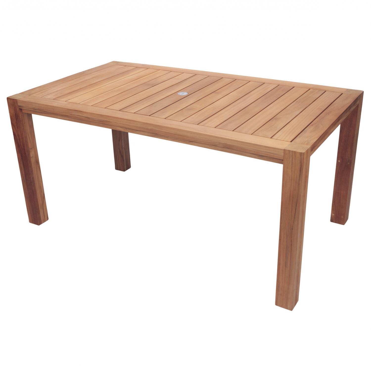 Royal Teak Collection Comfort 63 X 35 Inch Rectangular Teak Patio Dining Table thumbnail