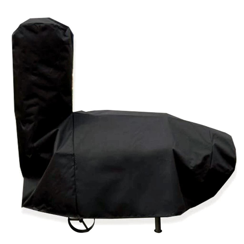 Texas Original Pits Pearsal 20x54x40x22 Vertical Offset Smoker All-Weather Cover - AWC-SL20544022 thumbnail