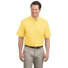 Port Authority Short Sleeve Easy Care Shirt Large - Yellow image