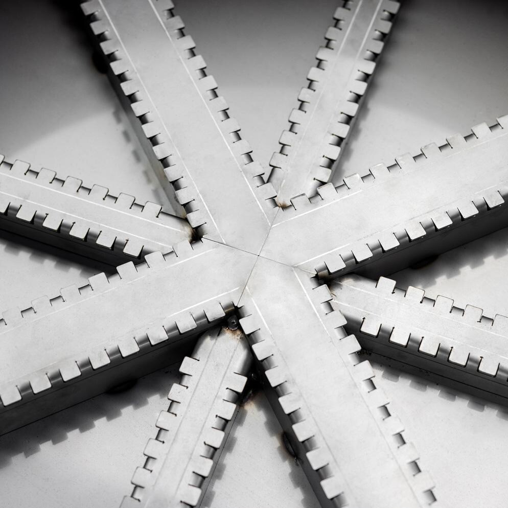 Breeo BR-XL42PP-LD X Series 42 Inch Round Corten Steel Fire Pit Lid - Bottom - Detail thumbnail