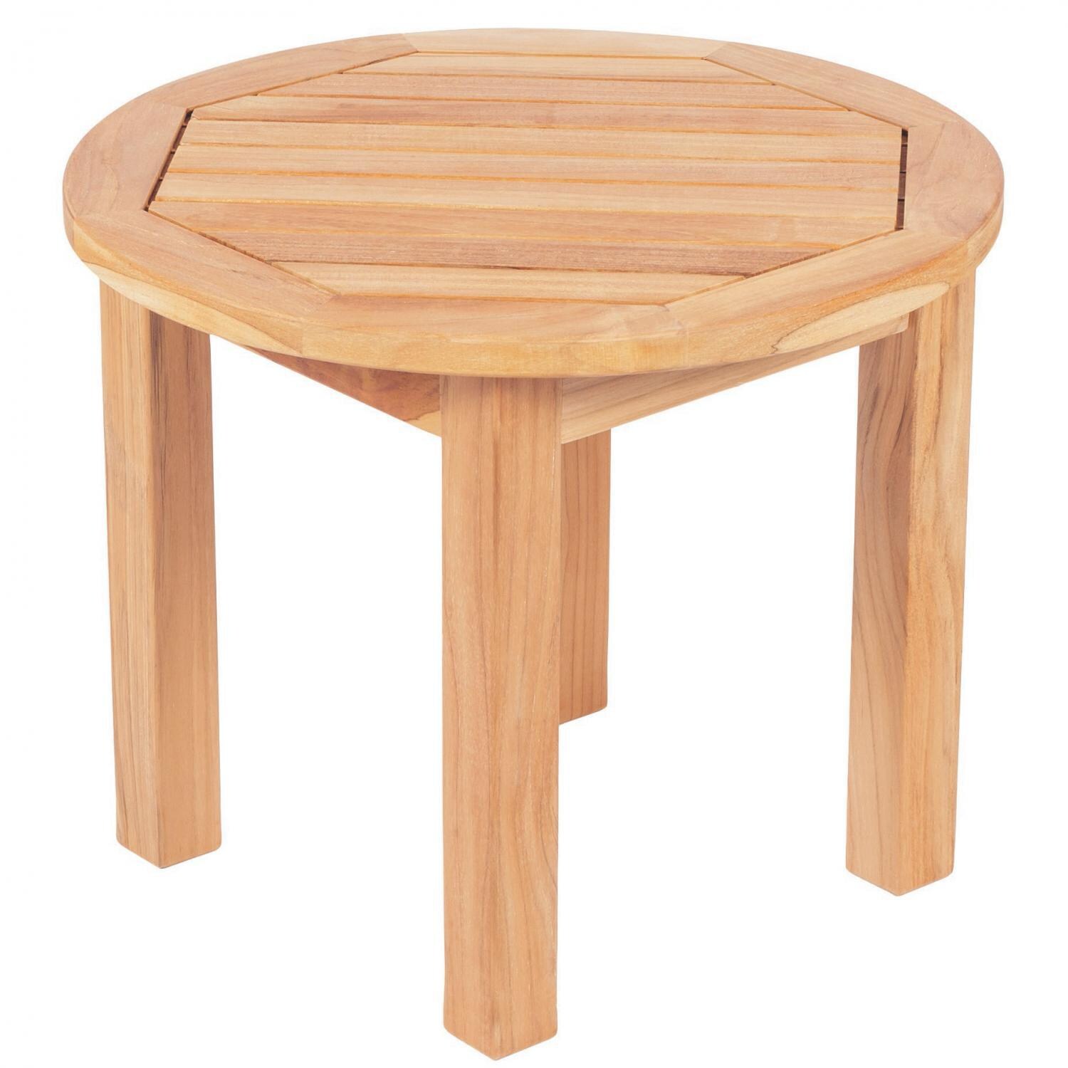 Royal Teak Collection Miami Teak Round End Table thumbnail