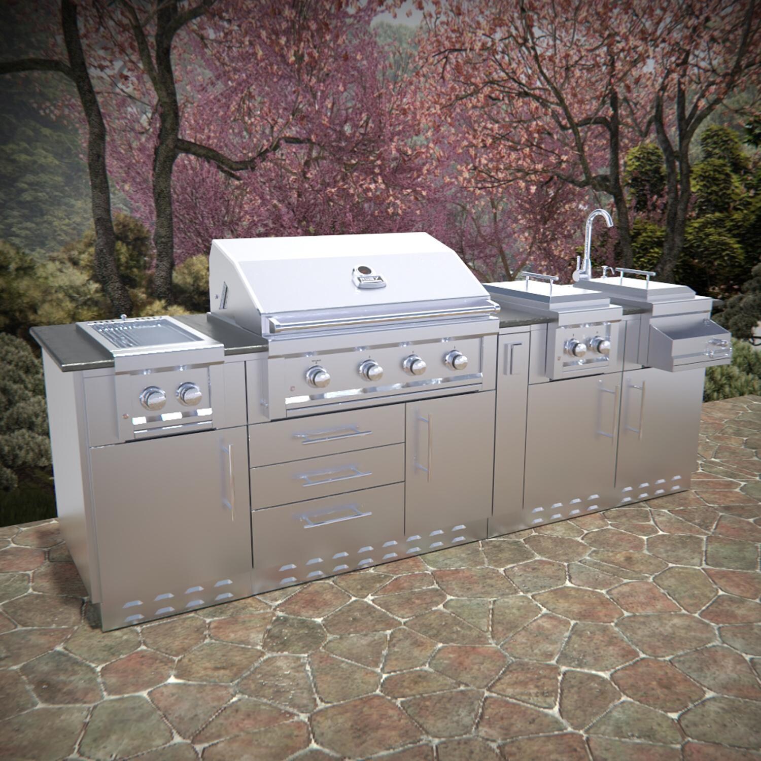 Sunstone AUSTIN 9 Ft Companion Pro Island Package in Propane - SCPAUSTIN-LP