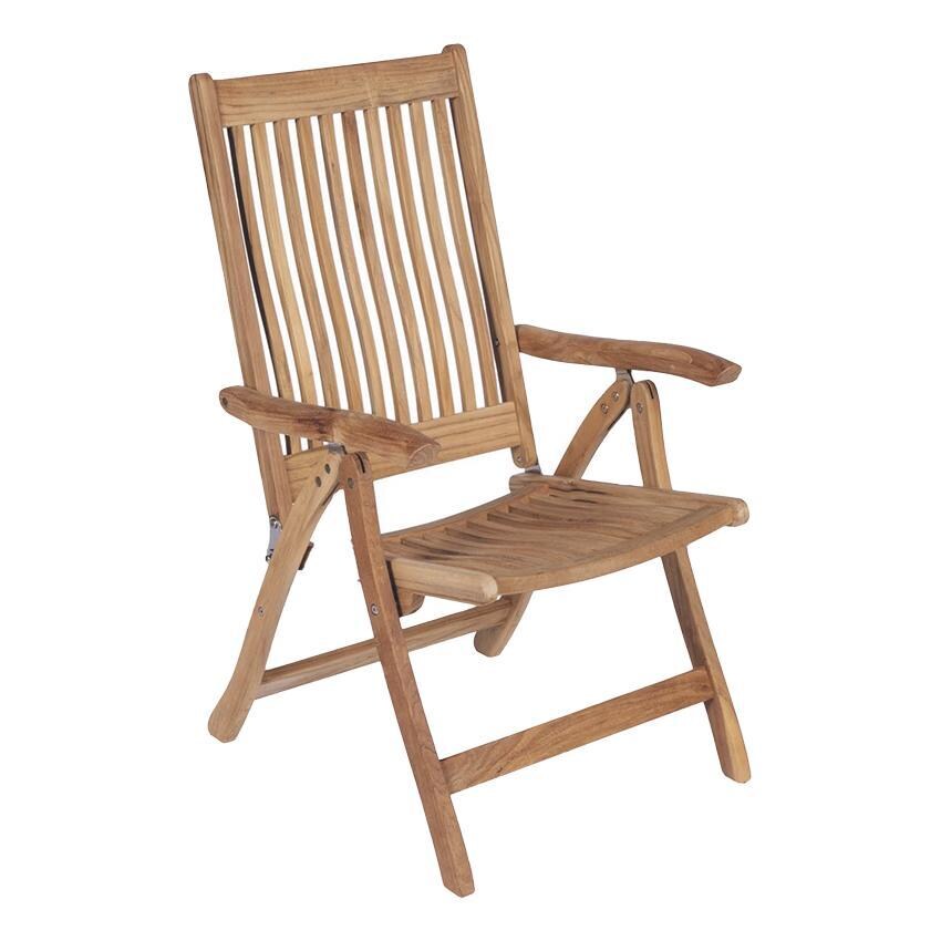 Estate Teak Patio Dining Arm Chair By Royal Teak Collection