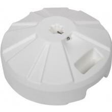 FiberBuilt Round Plastic 5 Lb Umbrella Base - White image